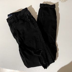 Black Distressed Jeans